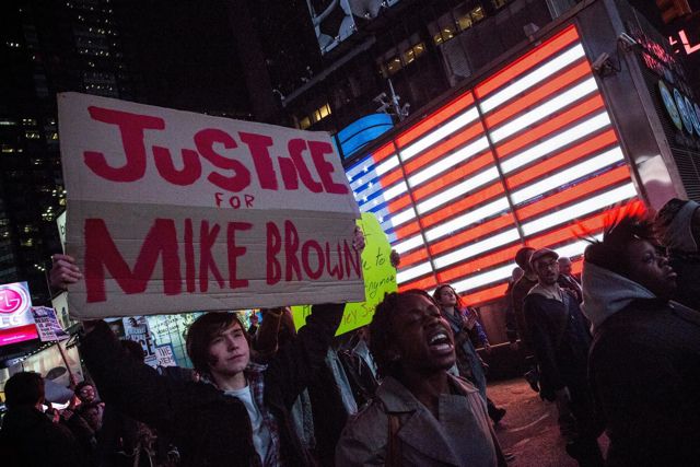 From one of last year's November 25 Black Lives Matter march
